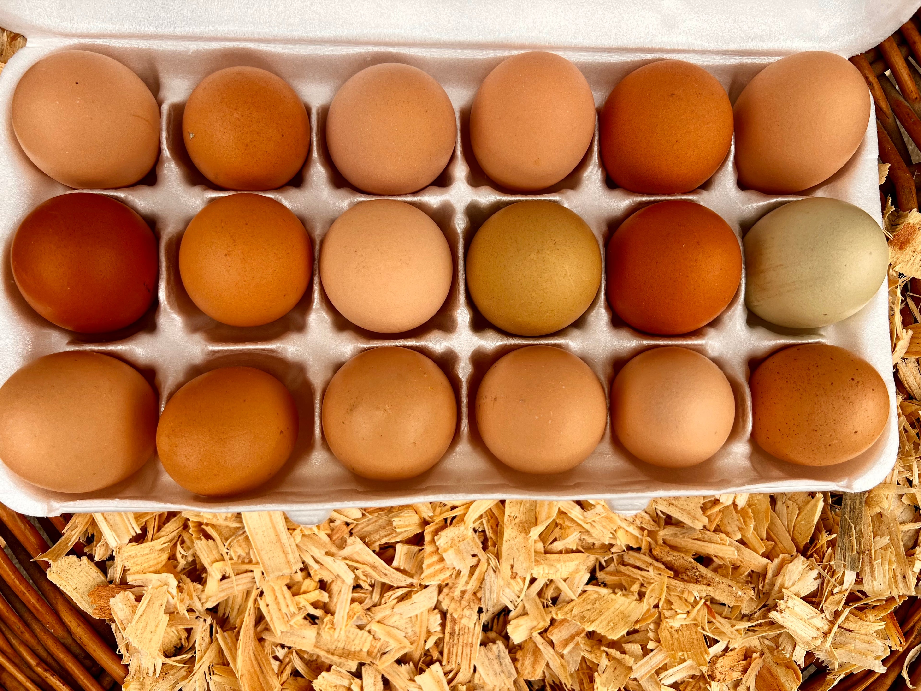 18 Eggs - Unwashed