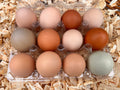 1 Dozen Eggs - Unwashed